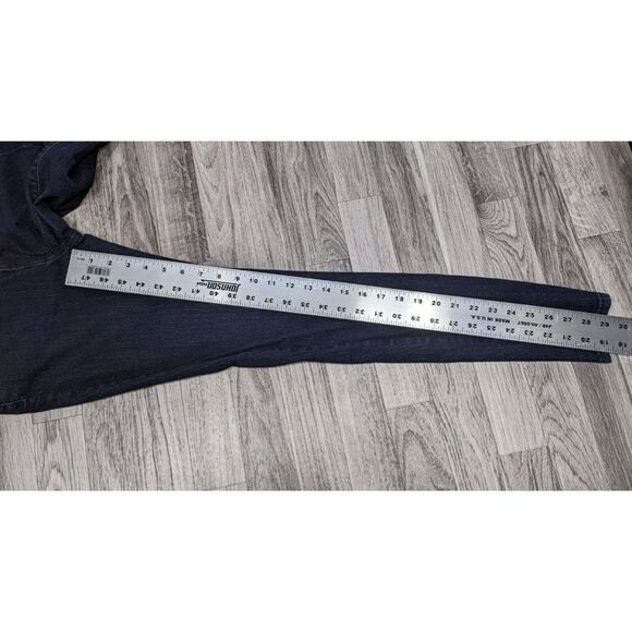 (3/$35) Levis 535 Size 7 Embroidered Pockets Skinny Denim Blue Jeans Jeggings - Picture 10 of 12